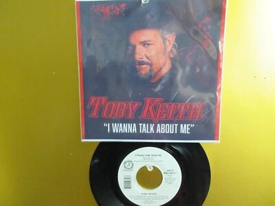 💥TOBY KEITH HIT 45+PICTURE [I WANNA TALK ABOUT ME/I'M JUST TALKIN'] 2001 ! 💥 Foto 1 de 4