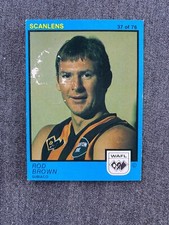 1982 WAFL Scanlens #37 Rod Brown Subiaco