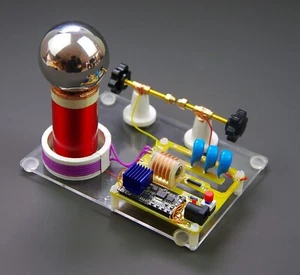 Mini Spark Gap Tesla Coil SGTC DIY Kits Ciencia Física Juguete - Imagen 1 de 8