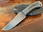 Winkler Knives Crusher Belt Knife Black Micarta Black Blade 80CrV2 WK030