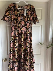 NUEVO CON ETIQUETAS $150 Vestido Marissa Multi Floral Cintura Ceñida Talla 10 Soft Surroundings - Imagen 1 de 16