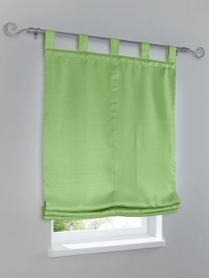 Raffrollo, Farbe grün, 1 Stück,  heine home, -46589-  mit Schlaufen, Lieferung i - Bild 1 von 2