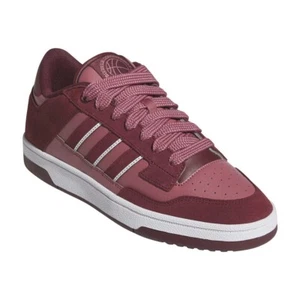 Adidas Rapid Court Zapatos Bajos Para Hombre Rojo Talla 9UK Nuevo Cuero Tenis Entrenadores - Imagen 1 de 6