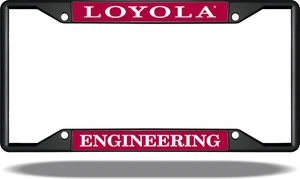 Loyola Marymount ENGINEERING Black License Plate Frame - Picture 1 of 1