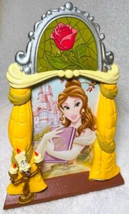 Disney Parks Die Schöne und das Biest Prinzessin Bell & Lumiere Harz Fotorahmen - Bild 1 von 5