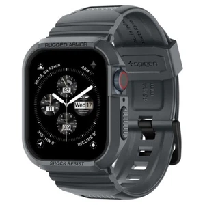 Do Apple Watch SE3 9/8/7 (45mm) | Spigen [Rugged Armor Pro] Etui na zegarek + pasek - Zdjęcie 1 z 32