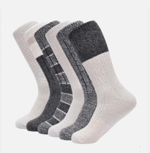 Lucky Brand Ladies Super Soft Boot Sock 6-Pair Black Recycled Polyester - Picture 1 of 4