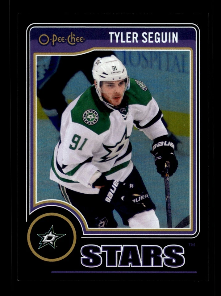 3-11-18 PWE READ . 2014-15 opc o-pee-chee black /100 #489 tyler seguin - Image 1 of 2