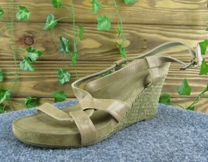 Aerosoles Verano Felpa Mujeres Tirantes Sandalia Zapatos Marrón Sintético Talla 10 Mediano - Imagen 1 de 10