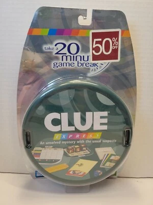 Clue Express Board Game from Parker Brothers 2007 (Travel Game) New & Sealed BB8 - Image 1 of 3