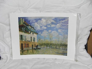 I RIBELLI DEL COLORE - LA BARQUE PENDANT L'INONDATION - A.SISLEY - N.6 - Picture 1 of 1