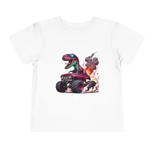 Dino Adventure Toddler Tee, Cute Dinosaur Shirt, Kids Party Outfit, Dinosaur - Picture 1 of 57