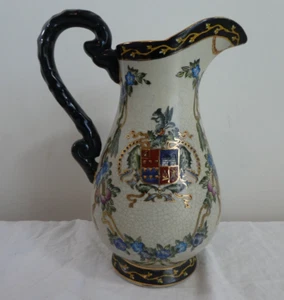 TOYO Keramik Wasserkrug Asiatisch Verziert Pottery Vintage Antik Deko Kunst - Bild 1 von 16