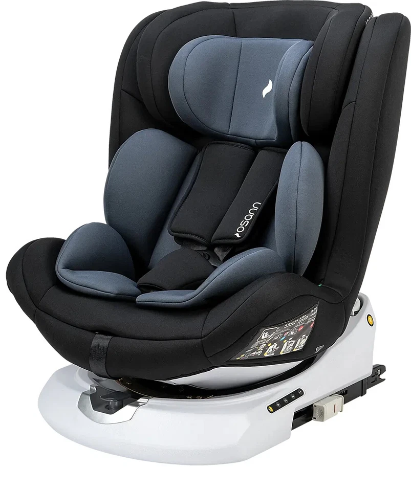 Osann Four360 S i-Size Kindersitz in Nero Isofix 40 bis 150 cm NEU/OVP 360Grad - Bild 1 von 4