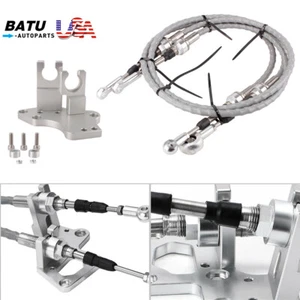 H F Series Cables Shift Linkage & Trans Bracket H22 H23 Swap Prelude Civic F20 - Picture 1 of 8