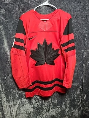 Camiseta deportiva de hockey para hombre S Nike Team Canada réplica olímpica roja universitaria P34235 Foto 1 de 4