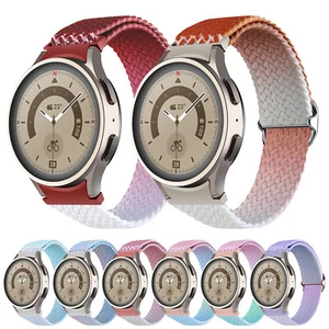 For Samsung Galaxy Watch 5/5 Pro/4/4 Classic Gradual Nylon Watch Band Strap - Picture 1 of 48