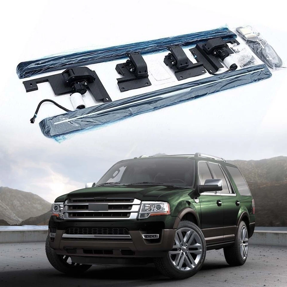 Tabla de correr eléctrica desplegable apta para Ford Expedition 2017+ escalón lateral 4 puertas Foto 1 de 4