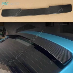 For Porsche Panamera 970 2010-13 Real Carbon Fiber Rear Roof Spoiler Wing Trim - Picture 1 of 9