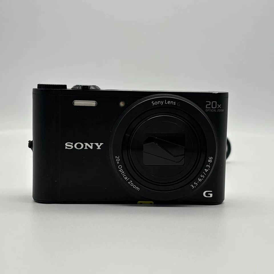 Sony Cyber-shot DSC-WX350 18.2MP Digital Camera Black - Image 1 of 4