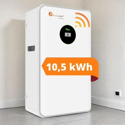 FELICITY SOLAR 10,5 kWh Batteriespeicher PV Solar Speicher Akku Stromspeicher LiFePO4 für Deye