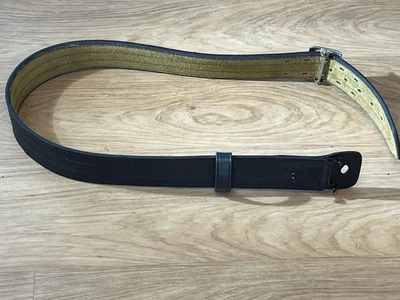 Brand New Size 38 Safariland 87 Black Contoured Suede Lined Buckle Duty Belt - Image 1 of 4