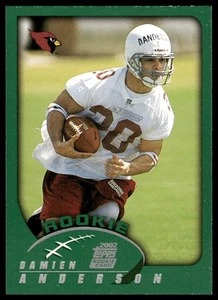 2002 Topps #367 Damien Anderson RC Arizona Cardinals NM+ - Bild 1 von 2