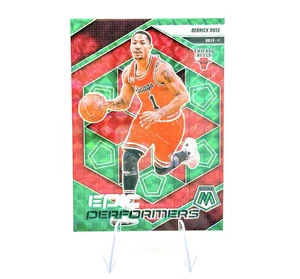 Derrick Rose 2024-25 Mosaic Epic Performers Green Prizm #17 SP Legend 🔥 - Imagen 1 de 4