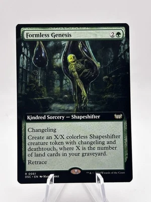 Formless Genesis 0061 Extended Art Duskmourn: House of Horror DSC MTG NM - Image 1 of 2