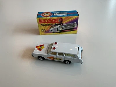 Matchbox superfast 55 Police Car , Old Store Stock - Image 1 of 3