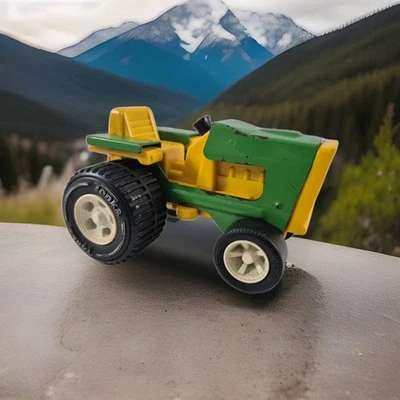 Tonka Mini Green Farm Tractor Vintage Pressed Steel And Plastic Collectible Toy - Image 1 of 4