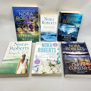 6 x Books by Nora Roberts Romance Family Mystery Suspense Fiction Bundle - Picture 1 of 22