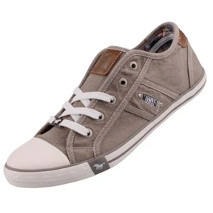 Zapatillas deportivas mujer Mustang de lona gris plata 1099302/932 - Imagen 1 de 7
