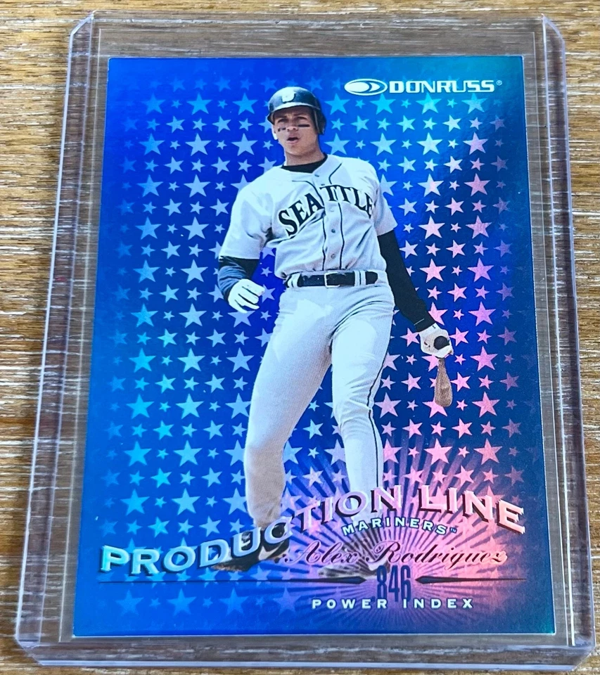 ИНДЕКС МОЩНОСТИ ПРОИЗВОДСТВЕННОЙ ЛИНИИ ALEX RODRIGUEZ 1998 Donruss No/846! МОРЯКИ СИЭТЛА - Изображение 1 из 1