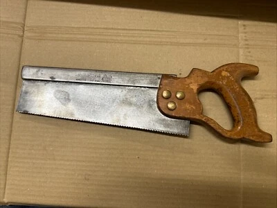 Vintage Taylor Bros ‘Advance’ 12” 15tpi Tenon Hand Saw Great Etch 👀 - Image 1 of 4