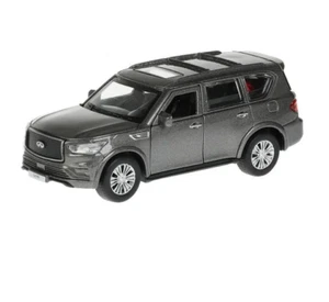 Infinity QX80 Metal Model Diecast Car Scale, Collectible Toy Cars, grey, 1/36 - Picture 1 of 4