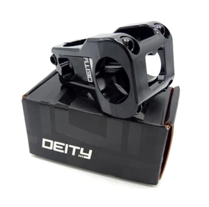 Deity Cavity 50mm x 31.8mm Short Mountain Bike Stem 1 1/8" Black CA-50A-C9 - Picture 1 of 8