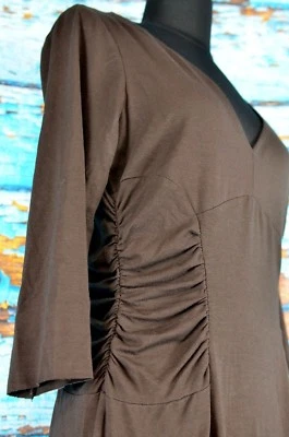 Three Dots Women's Dress Size Medium Viscose USA V-Neck A-Line Cute - Image 1 of 4