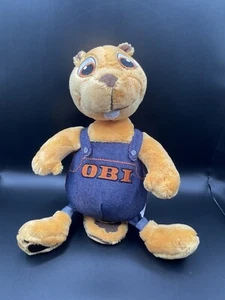 ►Obi Plüsch Biber 30cm Maskottchen Werbung Baumarkt  Plüschtier ◄Gratis Versand✅ - Bild 1 von 3