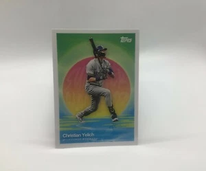 2020 TOPPS on DEMAND Summer Blockbuster - PRINT RUN 1886 - CHRISTIAN YELICH #4 - Picture 1 of 2