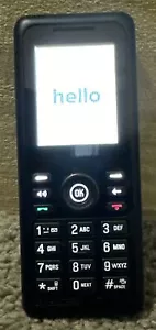 Teléfono celular vintage Kyocera Qualcomm 3G CDMA negro. Virgin Mobile - Imagen 1 de 9