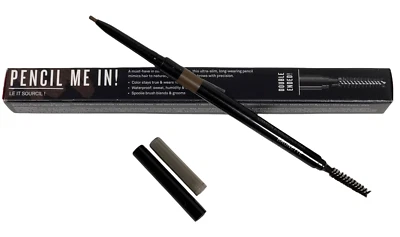 Smashbox Pencil Me In Brow Waterproof Pencil Spoolie Brush Long Wearing BRUNETTE - Image 1 of 4