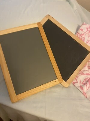 CHALKBOARDS SET OF 2 - 11.5 Inches By 8.5 Inches - Image 1 of 3