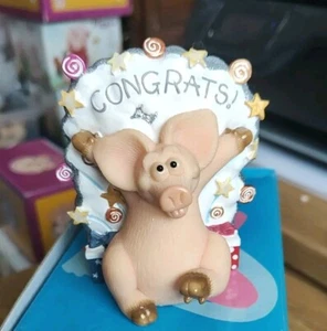 PIGGIN Congratulations by David Corbridge 2006 VGC No Box Collectables Signed - Picture 1 of 6