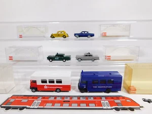 DI38-0, 5 #6x Busch H0 1:87 MB LP 809 Savings Bank THW 220 Police etc Sg / Mint+ - Picture 1 of 5