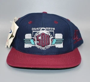 Indianapolis Indy 500 Logo Athletic Vintage Snapback Cap Hat - NWT - Picture 1 of 6