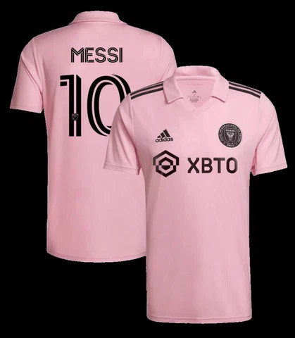 LIONEL MESSI #10 INTER MIAMI CF HOME JERSEY PINK SIZE M Cover