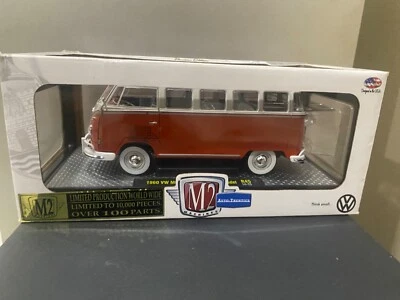 M2 Limited Production 1960 VW Microbus Deluxe USA Model R45 14-19 Die-Cast 1:24 - Image 1 of 2