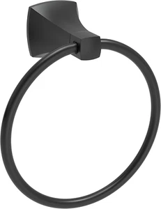 Hand Towel Holder for Bathroom Kitchen Matte Black Towel Ring Towel Hanger Stain - Picture 1 of 7