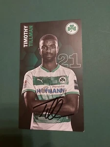 Greuther Fürth , T. Tillman , 20/21, Autogrammkarte ,Fussball - Picture 1 of 1